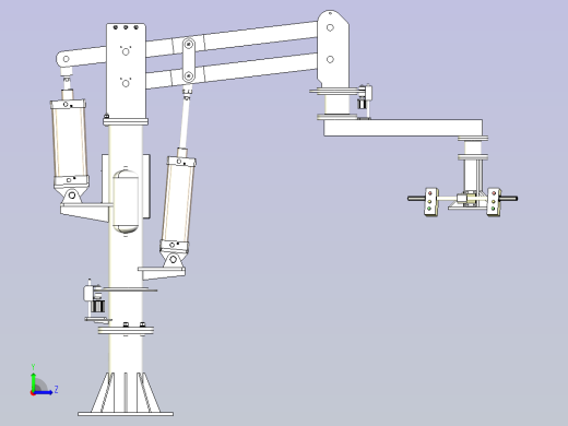 立柱式助力机械手左视缩略图