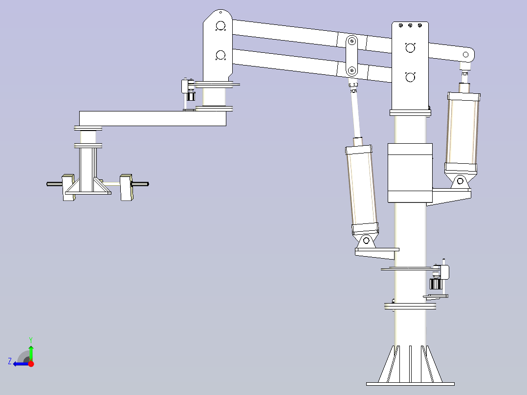立柱式助力机械手右视图
