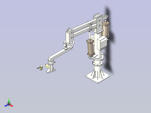 立柱式助力机械手正等轴测缩略图