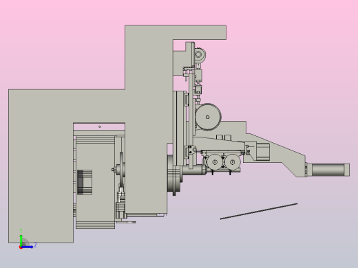 齿轮制造设备左视缩略图