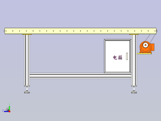 滚筒输送机右视缩略图
