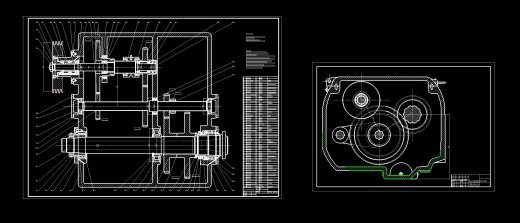 数控车床主轴箱设计回转直径500mm【转速20-2000      90   4级  11KW】6组缩略图