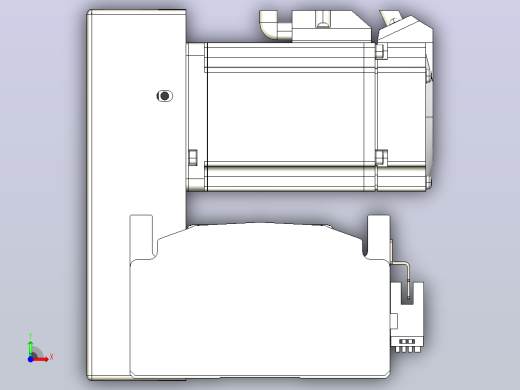 皮带直线轴半封闭可选导轨TPA-HNB-105D-90-L1900-RU-C-P20-N3前视缩略图