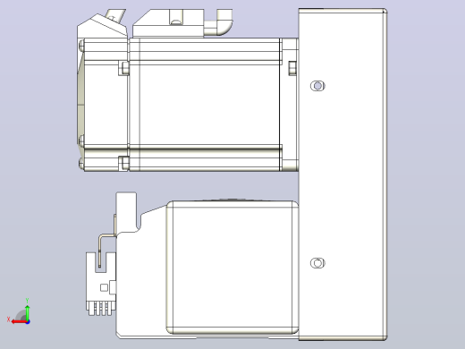 皮带直线轴半封闭可选导轨TPA-HNB-105D-90-L1900-RU-C-P20-N3后视缩略图