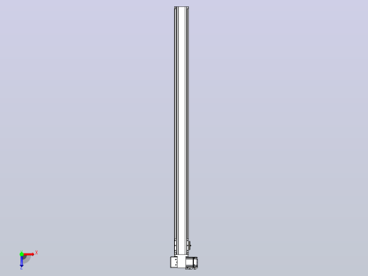 皮带直线轴半封闭可选导轨TPA-HNB-85S-90-L1300-LP-C-P20-N3俯视缩略图