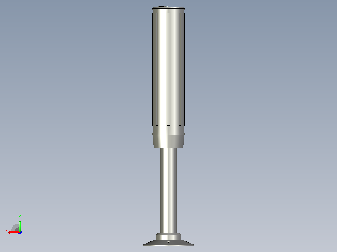 SMBT50-372A-3-220报警灯，蜂鸣器，三色灯后视图
