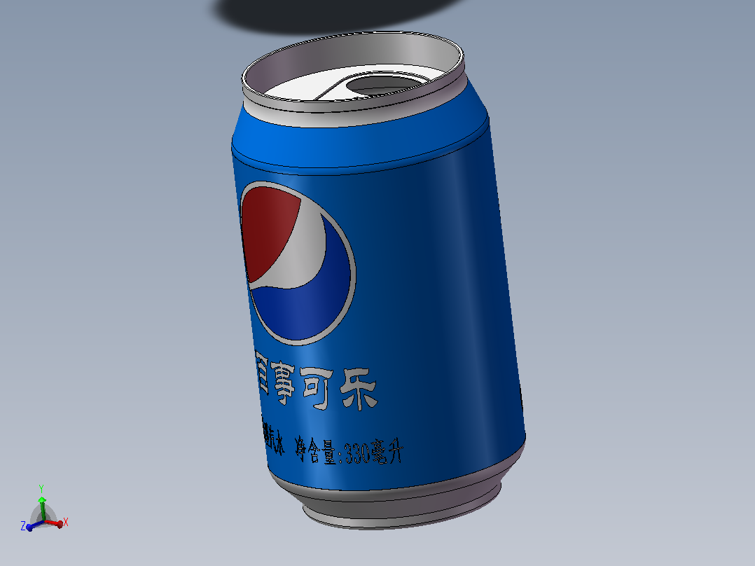 易拉罐主视图