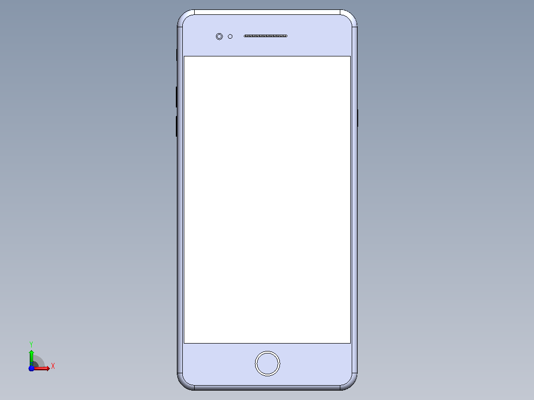 iPhone 7模型前视图