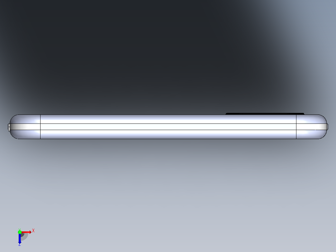 iPhone 7模型俯视图