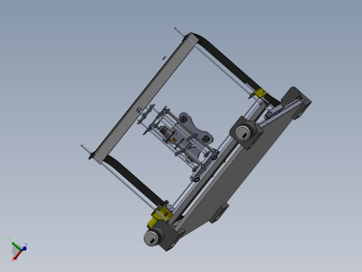 简易小型桌面CNC结构