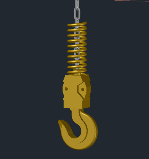 Hoist 500kg电动葫芦起重机3D数模图纸 AUTOCAD设计 dwg格式缩略图