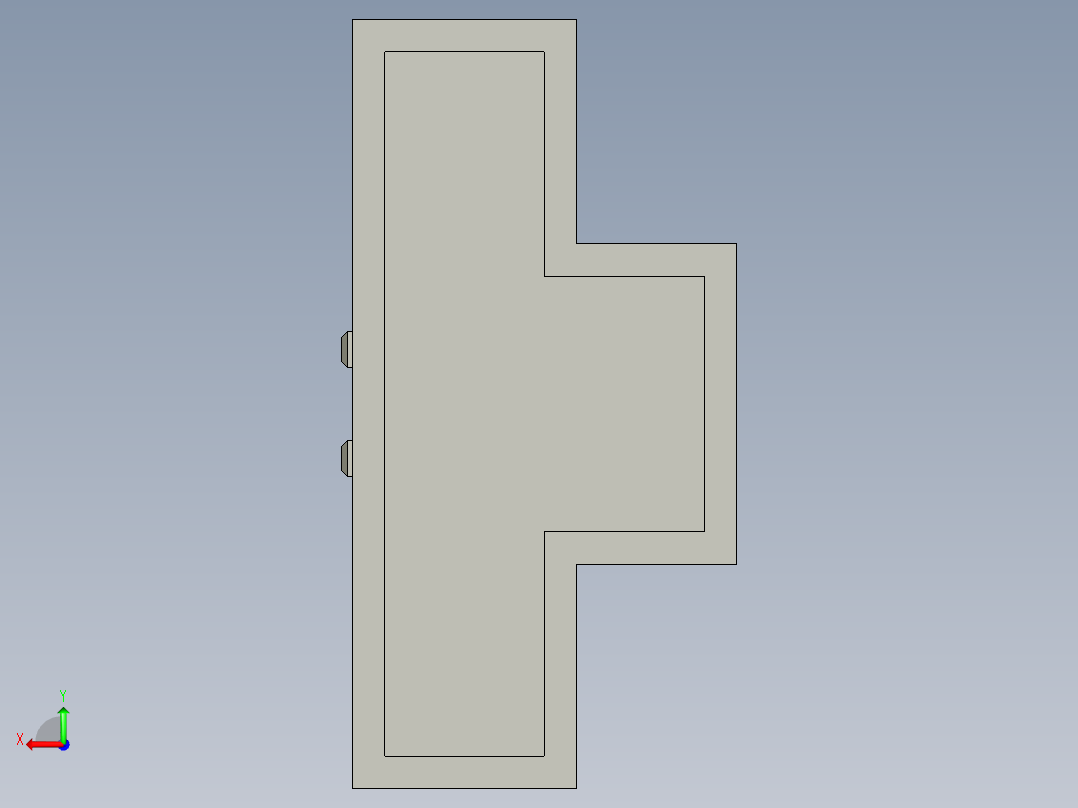 六轴动力头钻床3D图纸 K767 非标自动化设备3D图纸3D模型后视图