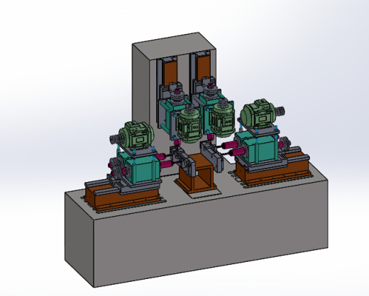 六轴动力头钻床3D图纸 K767 非标自动化设备3D图纸3D模型缩略图