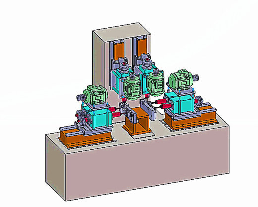 六轴动力头钻床3D图纸 K767 非标自动化设备3D图纸3D模型缩略图