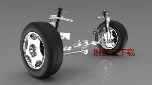 轿车前悬挂3D模型缩略图