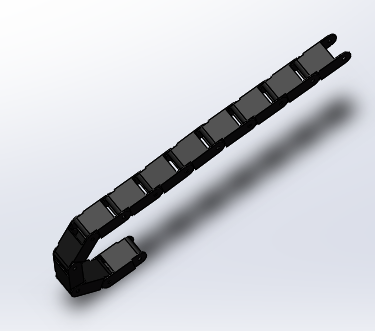 普通拖链3D模型