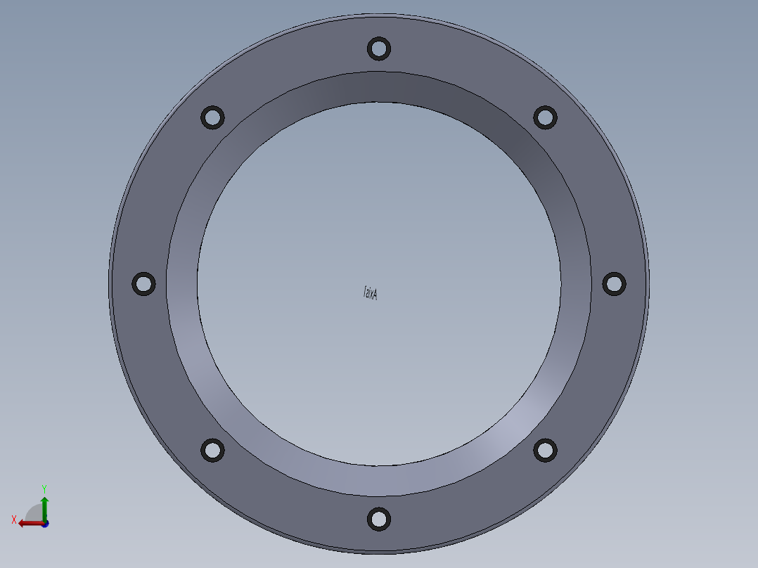 抽水器轮叶保护环后视图