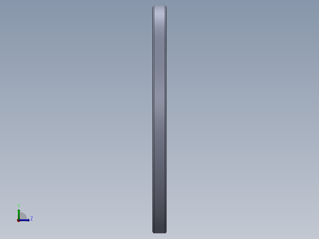 抽水器轮叶保护环左视图