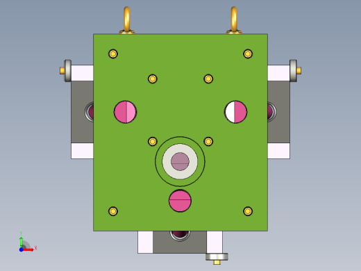 压铸模前视缩略图