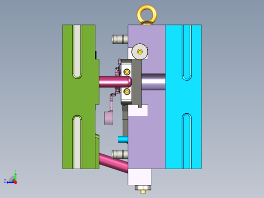 压铸模右视缩略图