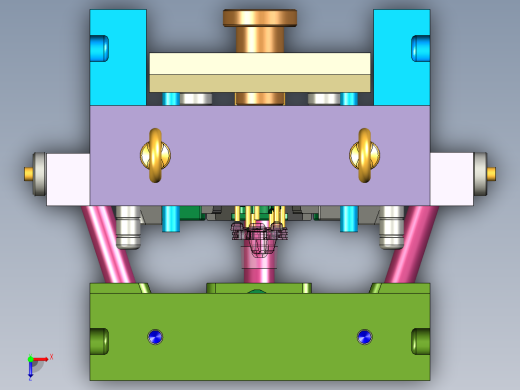 压铸模俯视缩略图