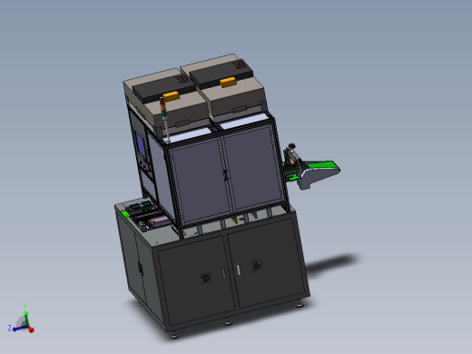 全自动组装机三维模型设计