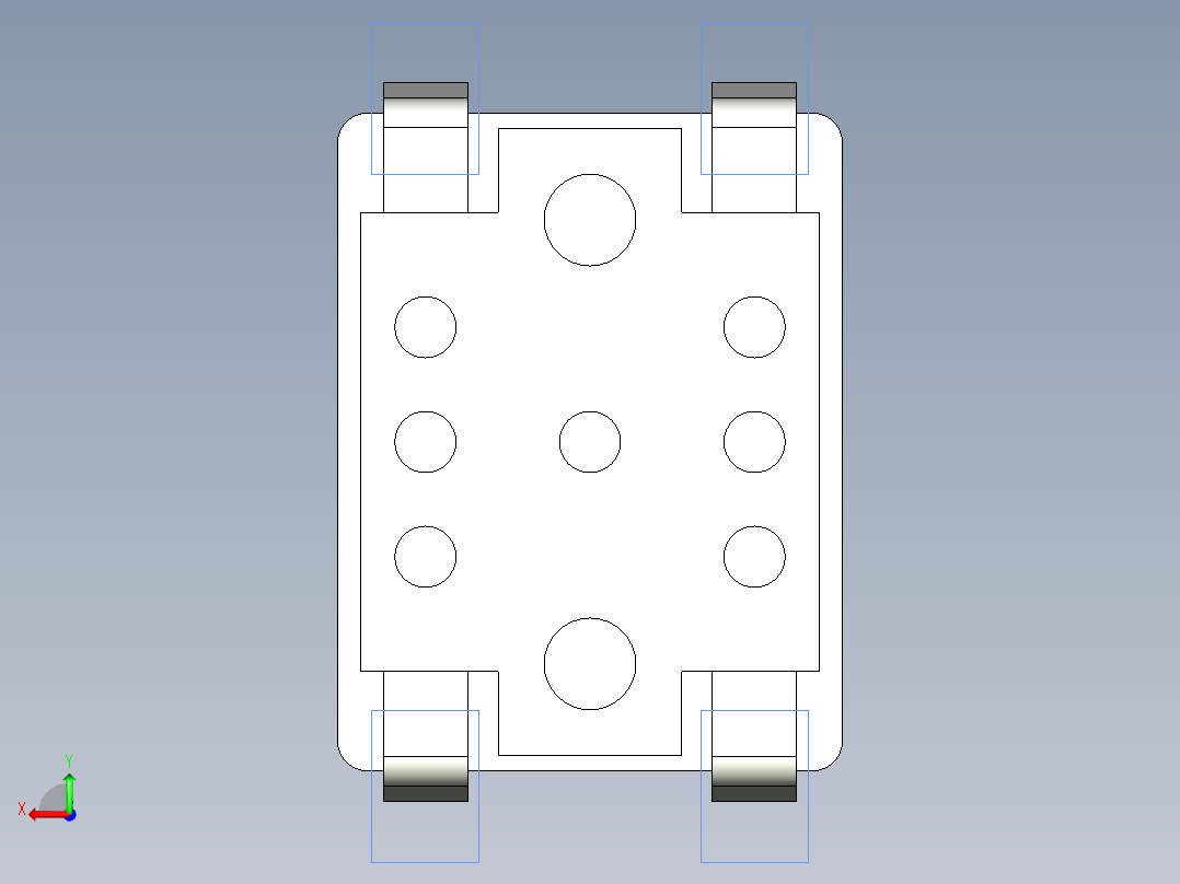 开关继电器保护 SM-PTS815SJK250后视图
