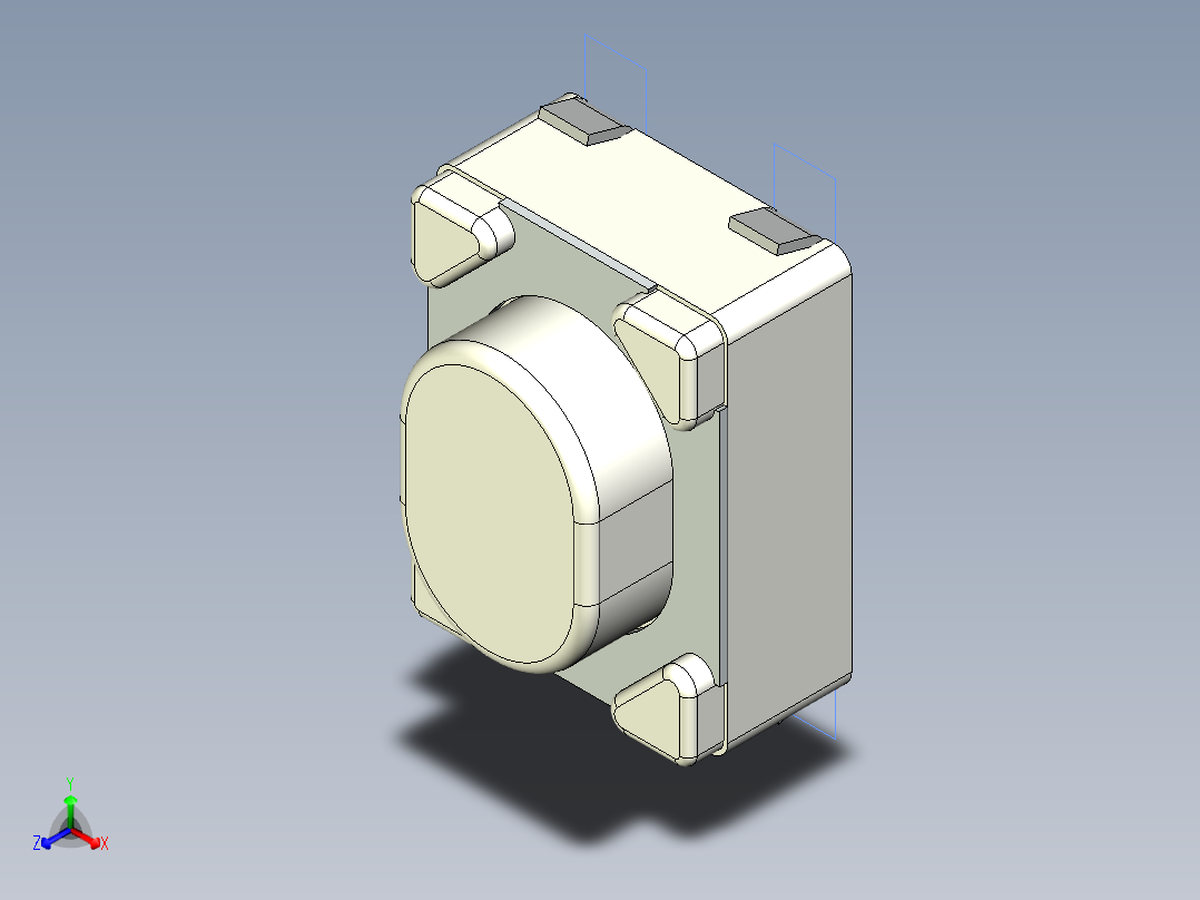 开关继电器保护 SM-PTS815SJK250正等轴测图