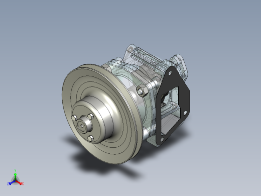 发动机水泵UG三维==1171590==50