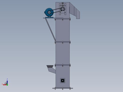 斗式提升机前视缩略图