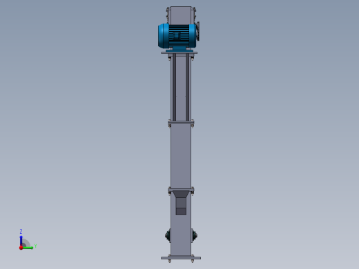 斗式提升机左视缩略图