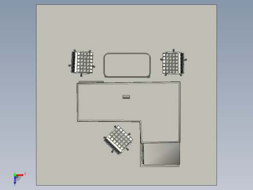 office-room-set-osama-nabil-办公室套装俯视缩略图