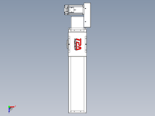 同步带全封闭直线模组TPA-HCB-110D-90-L300-ML-C-P40-N3俯视缩略图