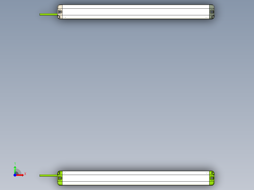 安全_区域传感器H2TLS1420_3D前视图