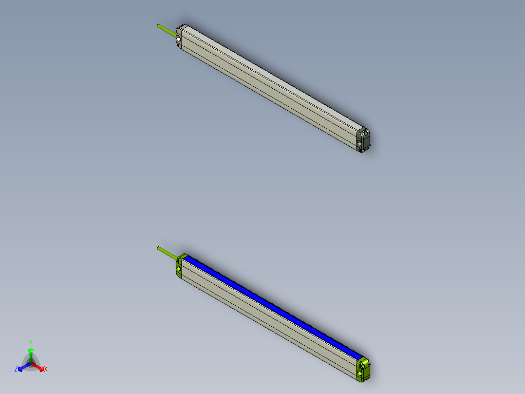 安全_区域传感器H2TLS1420_3D正等轴测图