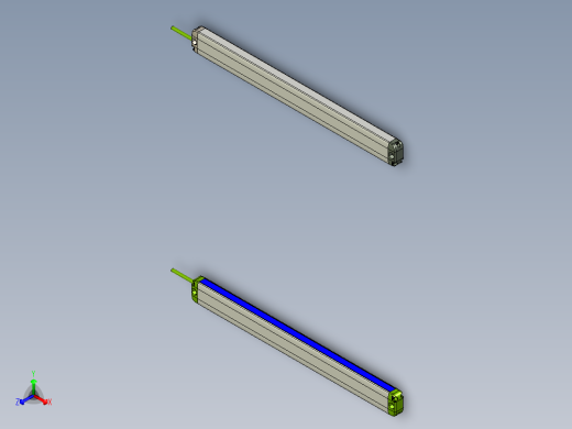 安全_区域传感器H2TLS1420_3D正等轴测缩略图
