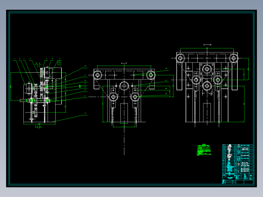 自动垂直提升仓储系统设计含6张CAD图