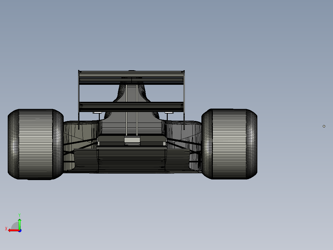 1990法拉利6411型后视图