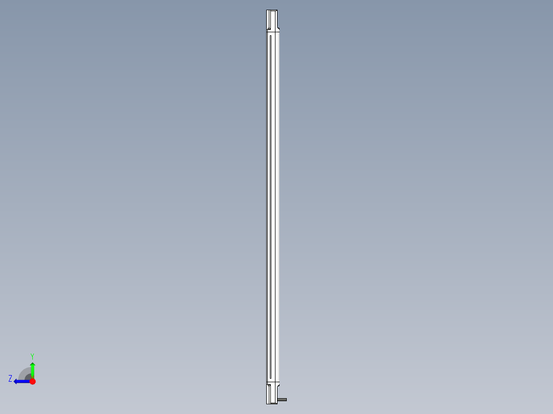 基恩士SL-V40H(S)_R_kc图纸模型右视图