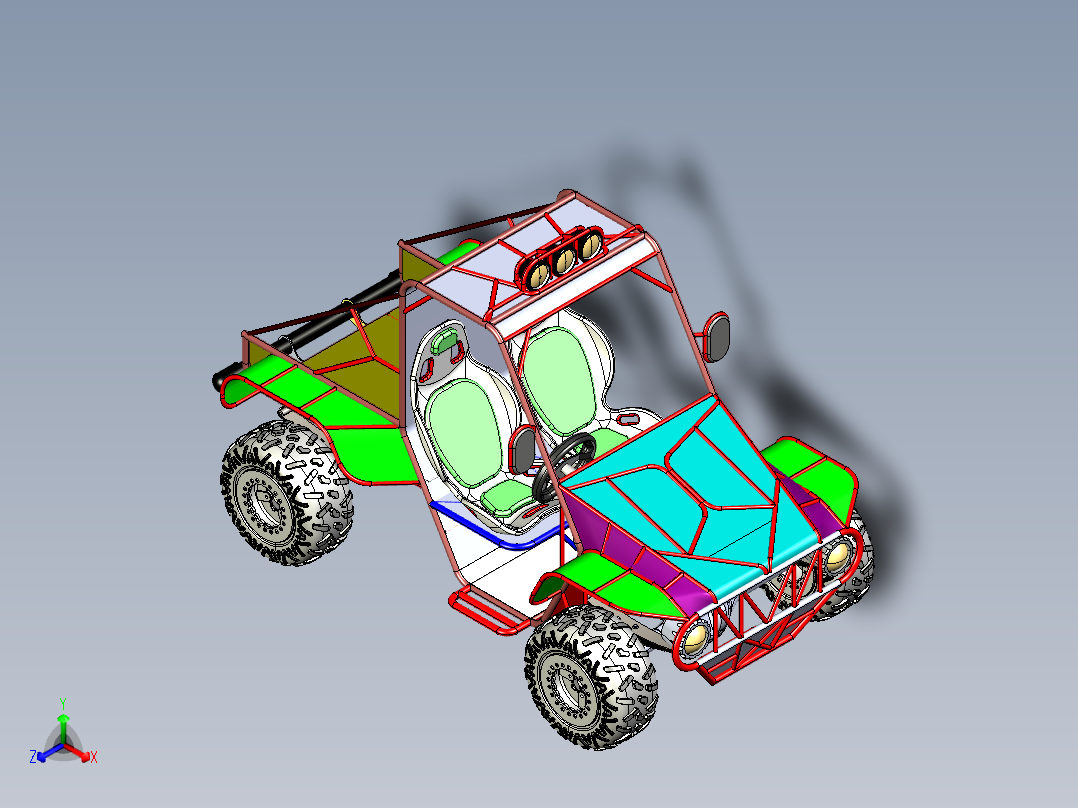 卡丁车 钢管车monster-3 IGS