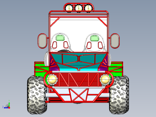 卡丁车 钢管车monster-3 IGS右视缩略图
