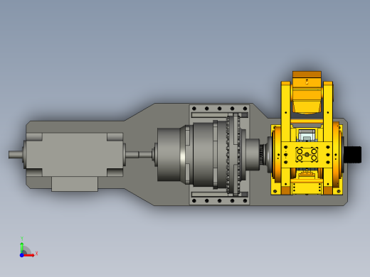 金属400型连续挤压机step前视缩略图