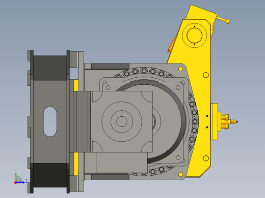 金属400型连续挤压机step左视缩略图