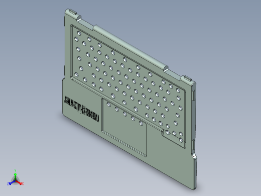 锻压金属C壳内腔开粗UG程序模型