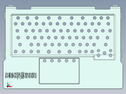 锻压金属C壳内腔开粗UG程序模型前视缩略图