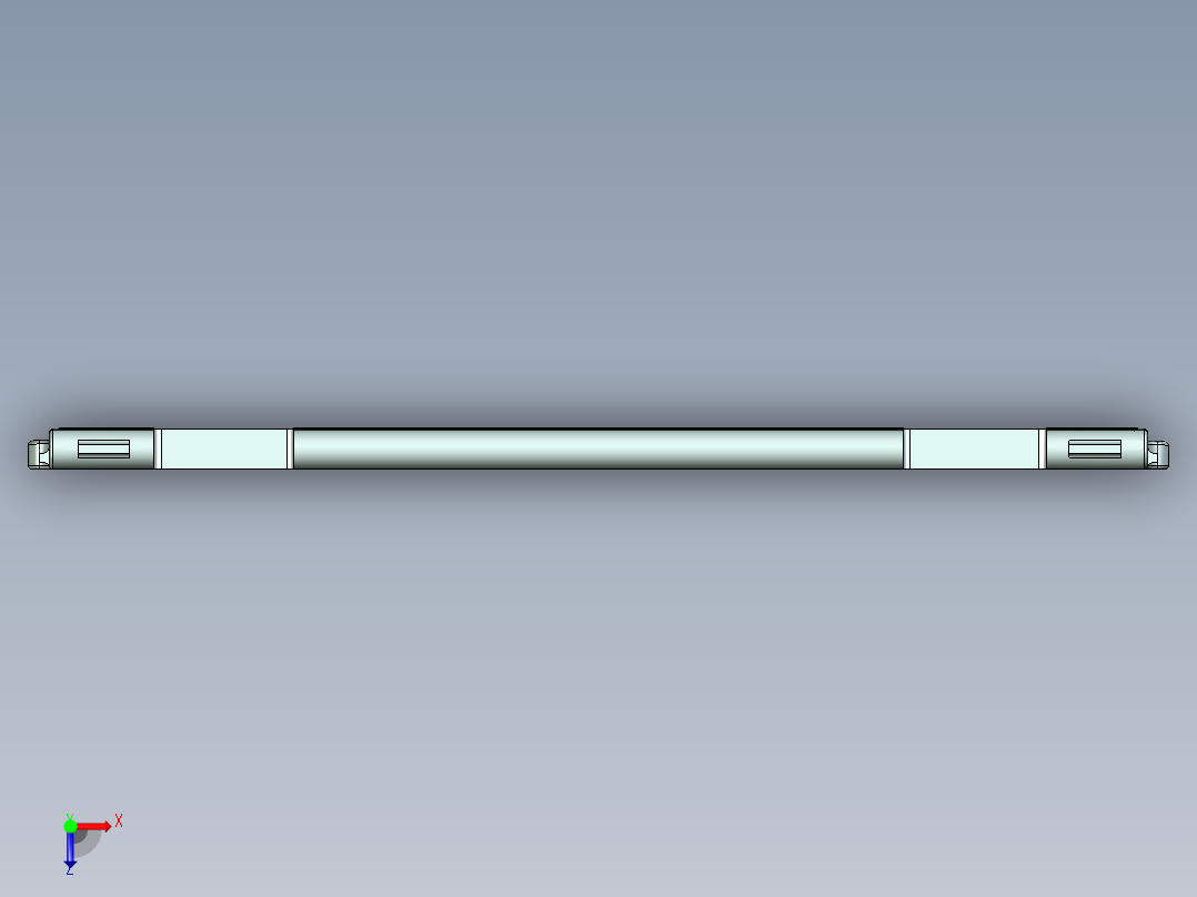 锻压金属C壳内腔开粗UG程序模型俯视图