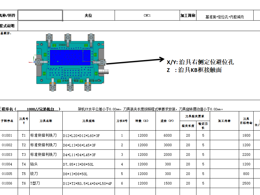 锻压金属C壳内腔开粗UG程序模型