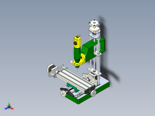 B2003974-数控铣床正等轴测缩略图