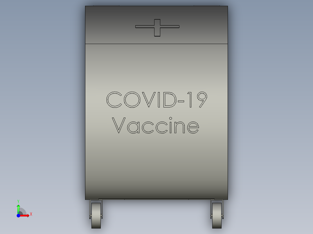 B3003525-疫苗运输车前视图