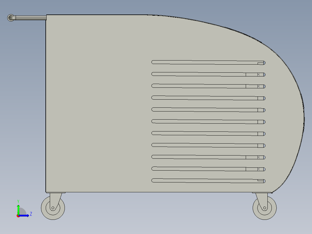 B3003525-疫苗运输车左视图